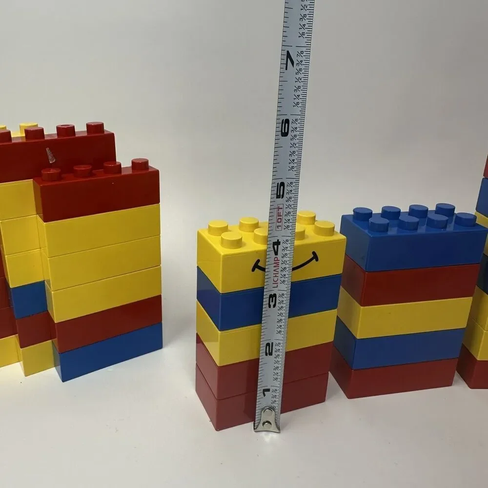 Tyco Blocks 82 Pieces Preschool Super Blocks Building Bricks‎